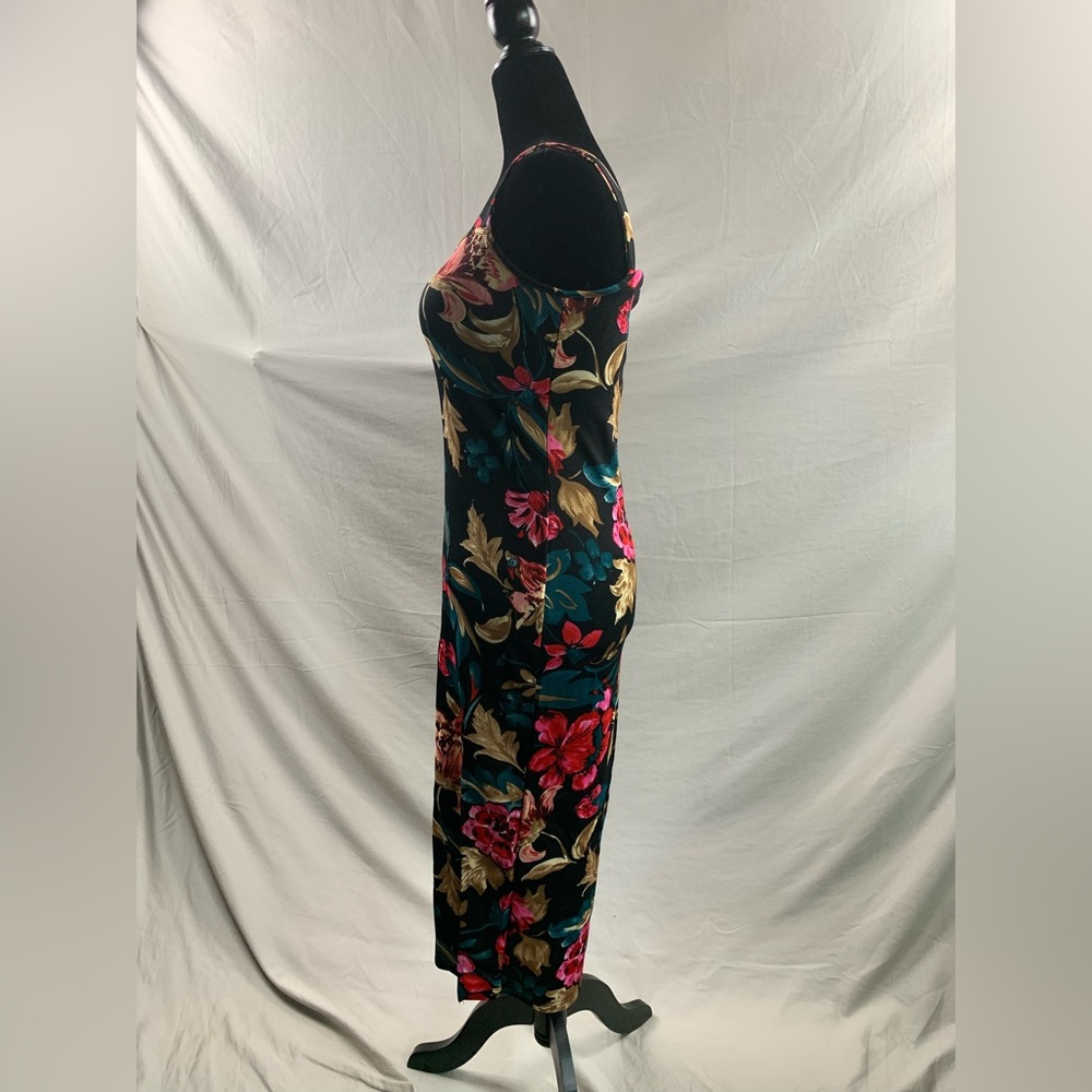 Boho Floral Print Split Thigh Cami Dress - Picture 8 of 10